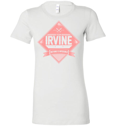 *NEW* Team Irvine "Nothing Is Impossible" - White - Ladies