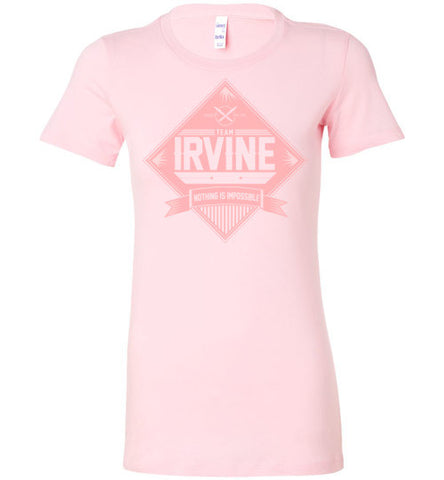 *NEW* Team Irvine "Nothing Is Impossible" - Pink - Ladies