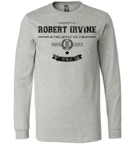 *NEW* Robert Irvine Athletic Club - Grey - Longsleeve (Youth, Mens, Ladies)
