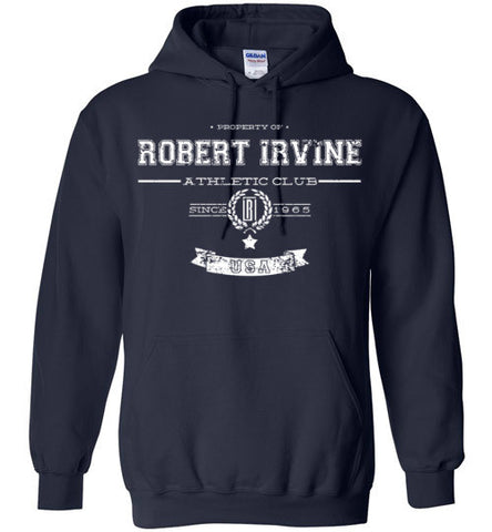 NEW Robert Irvine Athletic Club White Logo Hoodie Youth