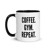 Coffee. Gym. Repeat. Mug